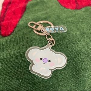 Koya RM BTS Keychain - Cute Blue and White